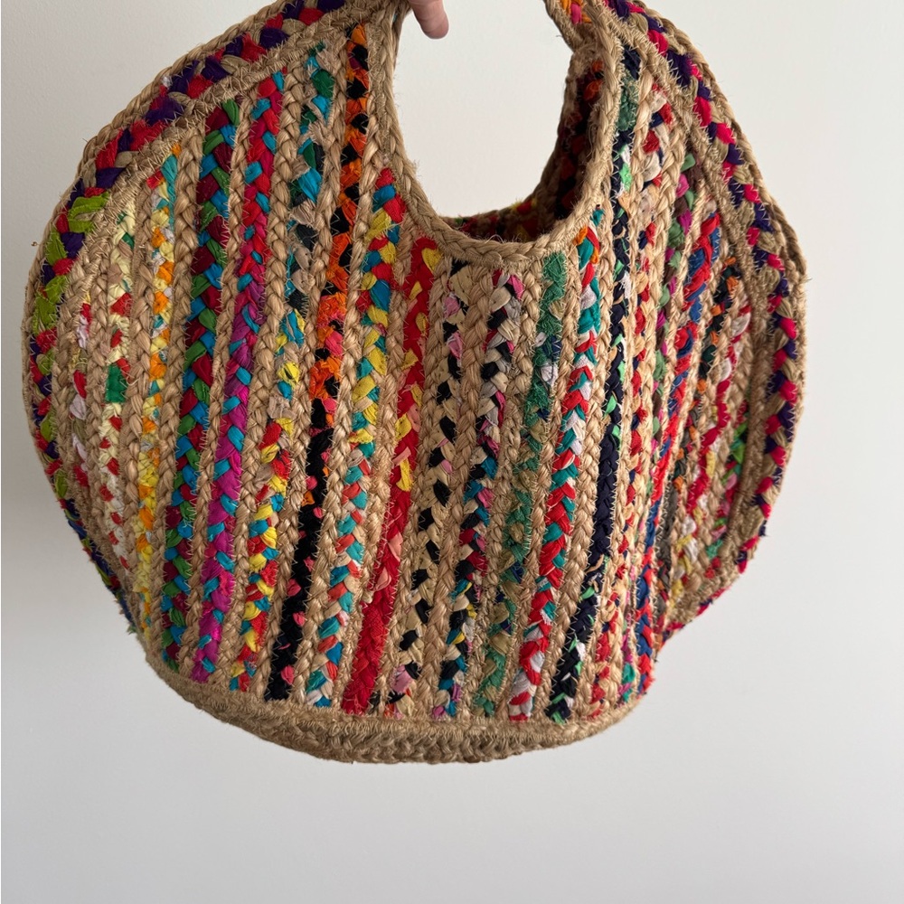 Shiralea - Multicolor Woven Tote Bag
